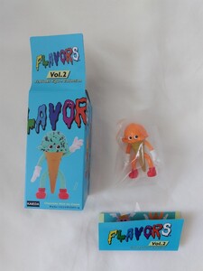 FLAVORS vol.2 オレンジアイスクリーム orangeicecream フレーバーズ ガチャガチャ カプセルトイ box kaieda ケンエレ フィギュア ガチャ