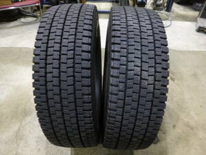 ⑨最安値！ 295/80R22.5 153/150J DUNLOP SP001 バリ山 2本