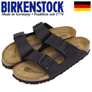 BIRKENSTOCK (ビルケンシュトック) 551253 ARIZONA SFB アリゾナ ソフトフットベッド サンダル ナロー幅 BLACK BI148 37-約24.0cm