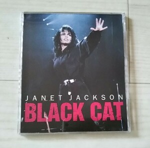 【貴重プロモ非売品/販促用リーフレット付】JANET JACKSON ジャネット・ジャクソン　BLACK CAT REMIXES ブラック・キャット　US盤プロモCD