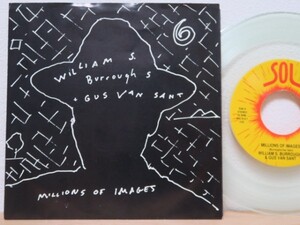 7★WILLIAM S. BURROUGHS + GUS VAN SANT / MILLIONS OF IMAGES (ウィリアム・S・バロウズ/CLEAR VINYL/US盤)