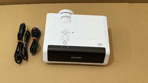 簡易チェック★動作品 RICOH 液晶プロジェクター RICOH PJ X3351 ランプ点灯時間 1683H ☆投影OK★R26