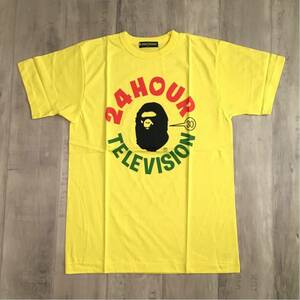 ★新品★ 2007年 24時間テレビ APE HEAD Tシャツ Mサイズ yellow a bathing ape BAPE NIGO エイプ ベイプ アベイシングエイプ d5