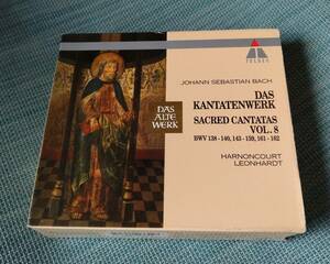 アーノンクールによるバッハカンタータ集８　BWV１３８～14０　１４３～１５９　１６１～１６２　CD6枚