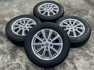 ノア ヴォクシー エスクァイア 等 MILLOUS 15インチホイール+53 5H PCD114.3 195/65R15 スタッドレス 4本セット ★KJ07