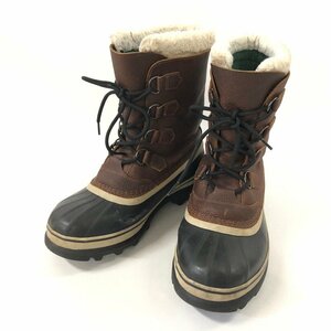 TEI【中古品】 SOREL CARIBOU WOOL TOBACCO NM1481-256 ソレル メンズ カリブー ブール ウール 〈164-230323-TS-7-TEI〉