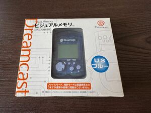 【未使用品】ドリームキャスト ビジュアルメモリ　USブルー