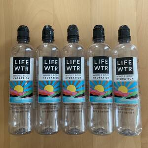 日本未発売 未使用 Life wtr ライフウォーター 700mL 5本セット 空ボトル ⑱