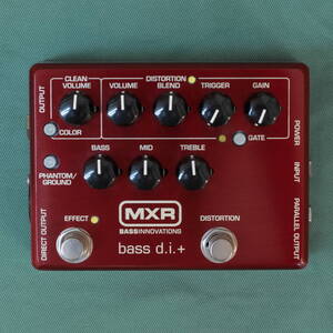 MXR ベース用エフェクター IKEBE ORIGINAL M80 BASS D.I.+ “Brushed Red