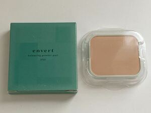 B4G507◆新古品◆ アンヴェール envert バランシングパウダー パクト オールシーズン 両用タイプ PO SPF20・PA++ ファンデーション 12g