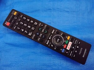 シャープ　テレビリモコン　ＧＢ２２０ＳＡ　　　①