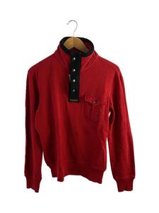 POLO RALPH LAUREN◆ハーフジップスウェット/S/コットン/RED/TALON ZIP/ラグビーシャツ