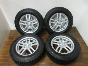 【送料無料・税込み】Weds ravrion 15in6J+53 5穴PCD114.3 GY ICE NAVI8 195/65R15 ステップワゴン/プレマシー/ノア/ヴォクシー 他