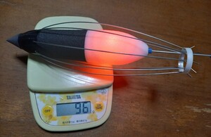 昼夜兼用　レスキュー　フローティングタイプ　遠投　カゴ釣り　両軸　LED2個　キャップ2個付き