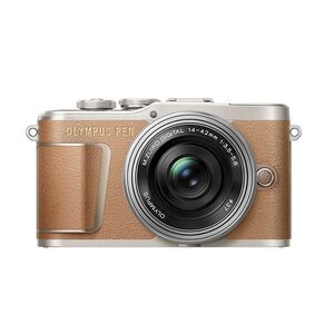 中古 １年保証 美品 OLYMPUS PEN E-PL9 14-42mm EZ レンズキット ブラウン