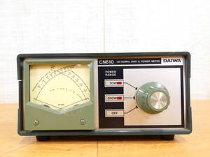 DAIWA ダイワ SWRメーター CN-610 SWR & POWER METER アマチュア無線 ※動作未確認 ② ＠60(1)