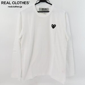 ☆(1)【未使用】PLAY COMME des GARCONS/プレイコムデギャルソン プリントTシャツ AD2024/YX-T 072-051-2-5/M /UPK