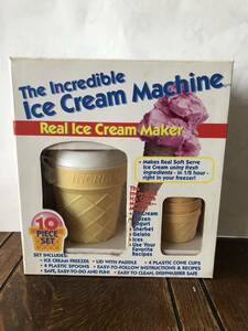 ★アイスクリームマシーン IceCreamMachineアイスクリームメーカー 手作り/アイスクリーム/シャーベット/ジェラートAustralia★未使用品★