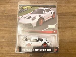 新品 オリジナルパッケージ付き 希少！1/43 ホットウィール プレミアム ポルシェ 992.1 911 GT3RS ホワイト