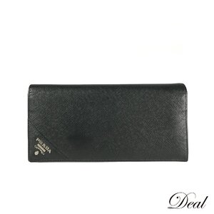 PRADA プラダ サフィアーノ SAFFIANO METAL NERO 2MV836 ブラック メンズ 長財布