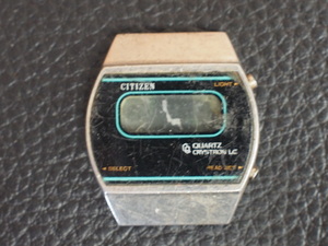 ヴィンテージ オールドデジタル シチズン CITIZEN クリストロン CRYSTRON LC デジタル LCD 品番: 4-096151TA 管理No.12588