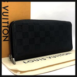 【新品同様/極美品】ルイヴィトン Louis Vuitton 長財布 ジッピーウォレット ヴェルティカル 黒 12/1910-163Y192610A 1円