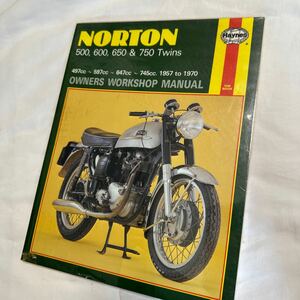 希少　ヘインズ/HAYNES/ノートン/NORTON/500.600.650.750TWINS/ツインズ/オーナーズ ワークショップマニュアル 配線図付き