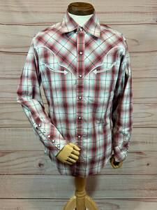 ウエスタンシャツ専門店オレゴン・トレイル　オリジナル ウエスタンシャツ Western Shirts RockCreek　Made in Japan size S 日本製　Red