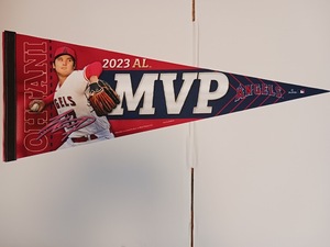 大谷翔平　２０２３年　MVP　記念ペナント　