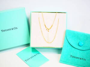 ☆TIFFANY&Co./ティファニー☆750刻印 K18 PERETTI/ペレッティ チェーンネックレス 約41cm 保存袋・箱付☆ブランド/アクセサリー 76740