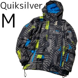 美品【Quiksilver】ボードウェア　男女兼用　Ｍ　総柄　クイックシルバー