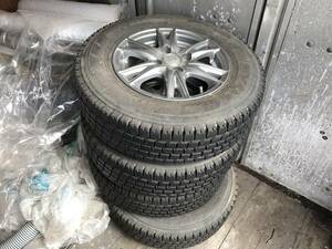 中古 ホットスタッフ スタッドレスタイヤホイールセット 4本セット 13インチ PCD 100 165R13【 ヨコハマ 製 スタッドレスタイヤ付き】