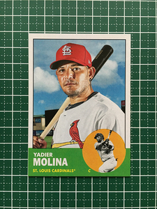 ★TOPPS MLB 2022 ARCHIVES #95 YADIER MOLINA［ST. LOUIS CARDINALS］ベースカード「1963 TOPPS」★