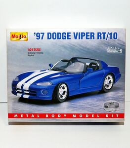 マイスト MAISTO 1/24 Dodge Viper RT/10 1997 ダッジ バイパー 未組立 メタルボディ ラメ モデルキット 京商 プラモデル 模型 ミニカー