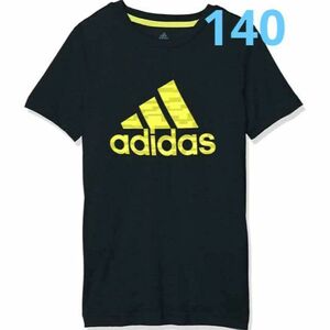 adidas B TR PRIME Tシャツ キッズブラック×ショックイエロー