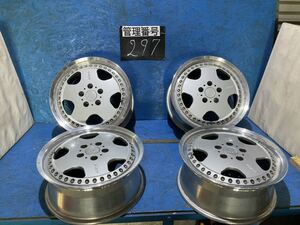 〈297〉ホイール4本セット　stern face 3ピース　17インチ7J オフセット＋39 PCD5H114.3 ハブ73mm ボルト穴13mm