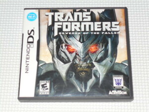 DS★TRANS FORMERS REVENGE OF THE FALLEN DECEPTICONS 海外版 ケース傷み★箱付・説明書付・ソフト付