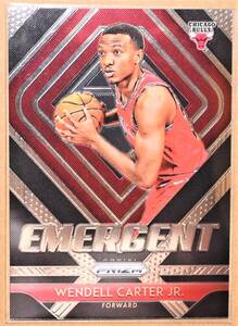 WENDELL CARTER JR. (ウェンデル・カーター) 2018-19 PRIZM EMERGENT RC ルーキー トレーディングカード 【NBA,シカゴブルズ,CHICAGO BULLS