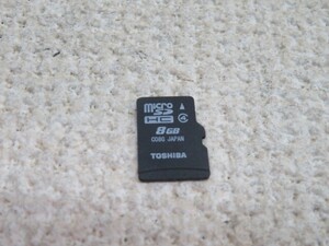 8GB★TOSHIBA MicroSDHCカード 東芝 USED 12513②★！！