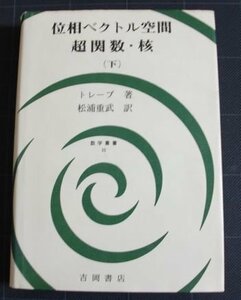 【中古】 位相ベクトル空間・超関数・核 下 (数学叢書)