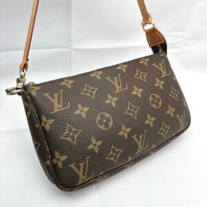 y910 1円 LOUIS VUITTON ルイヴィトン アクセソワール M40712 ポーチ ショルダー ハンドバッグ モノグラム シリアル AR0939