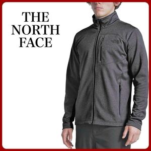 ノースフェイス キャニオンランズ フルジップ ジャケット メンズ Ｍサイズ グレー THE NORTH FACE ソフトシェル ジャージ 裏起毛