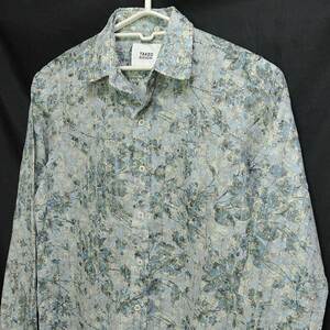 古着●タケオキクチ 長袖シャツ 花柄 サイズ3 M相当 透ける素材