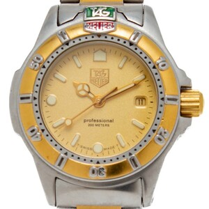 1000円スタート【美品】TAG HEUER 4000 プロフェッショナル200 995.408A レディース メンズ ボーイズ腕時計 デイト