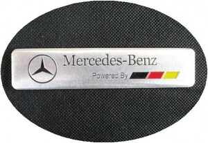 【新品・即決】メルセデス ベンツ Mercedes-Benz アルミニウム ステッカー 12cm