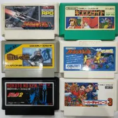 貴重！ファミコンソフト ６本セット ソフトのみ SQUARE CAPCOM