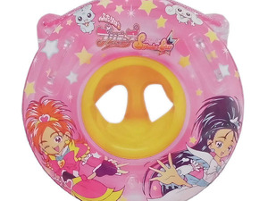 ☆レア（2006年）ふたりはプリキュア Splash Star スプラッシュスター 足入れベビーうきわ 55cm 台紙あり 浮き輪 ウキワ