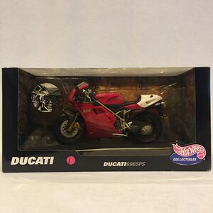 希少 未開封 Hotwheels 1/10 DUCATI 996 SPS ジオラマ付き 完成品 バイミニカー モデルカー ホットウィール ドゥカティ