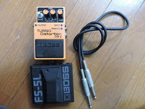 ＢＯＳＳ　ＴＵＲＢＯ　Ｄｉｓｔｏｒｔｉｏｎ　ＤＳ-２＋ＦＳ‐５Ｌ＋ＣＡＮＡＲＥケーブル　動作確認済　送料はかかります　