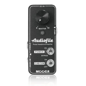 最落無し! Mooer　Audiofile　/ a47613　ペダルボードから直接ヘッドフォンに！練習にも最適なミニヘッドフォンアンプ！　1円